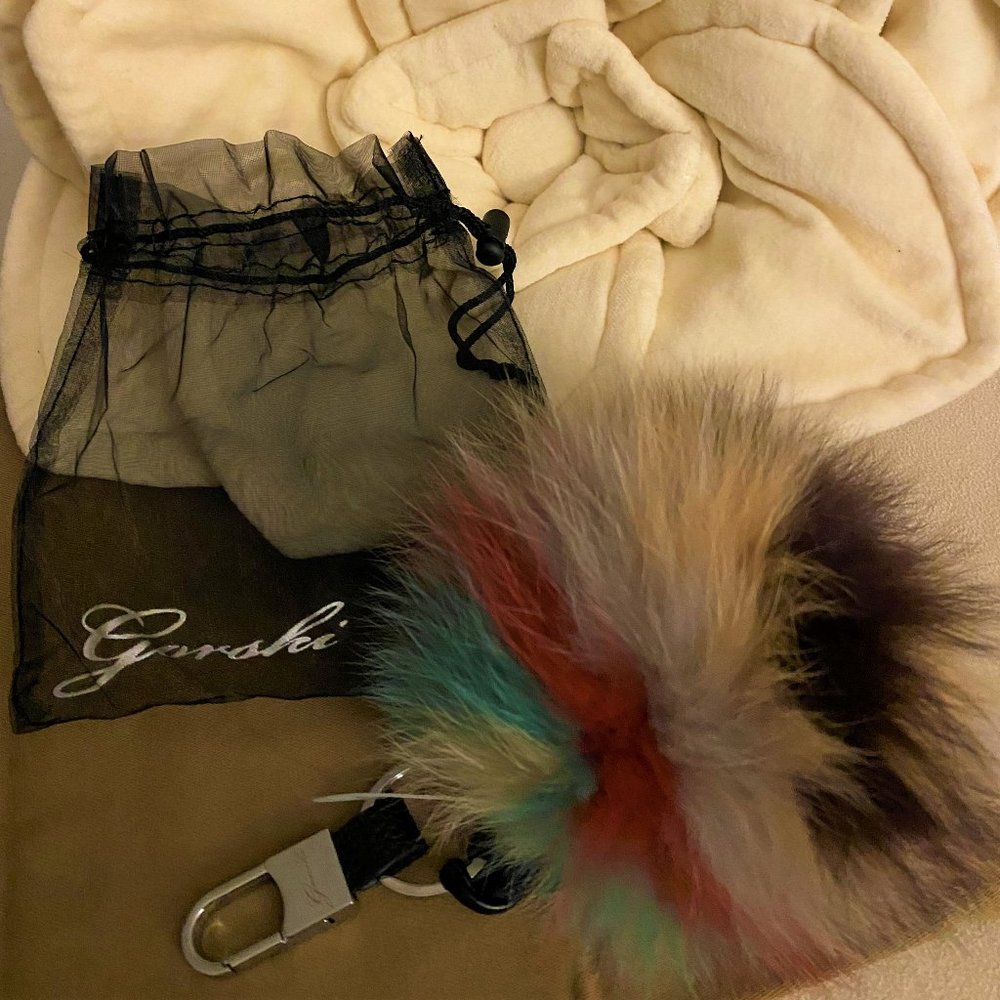 Gorski Fox Fur Keychain (multi-color)